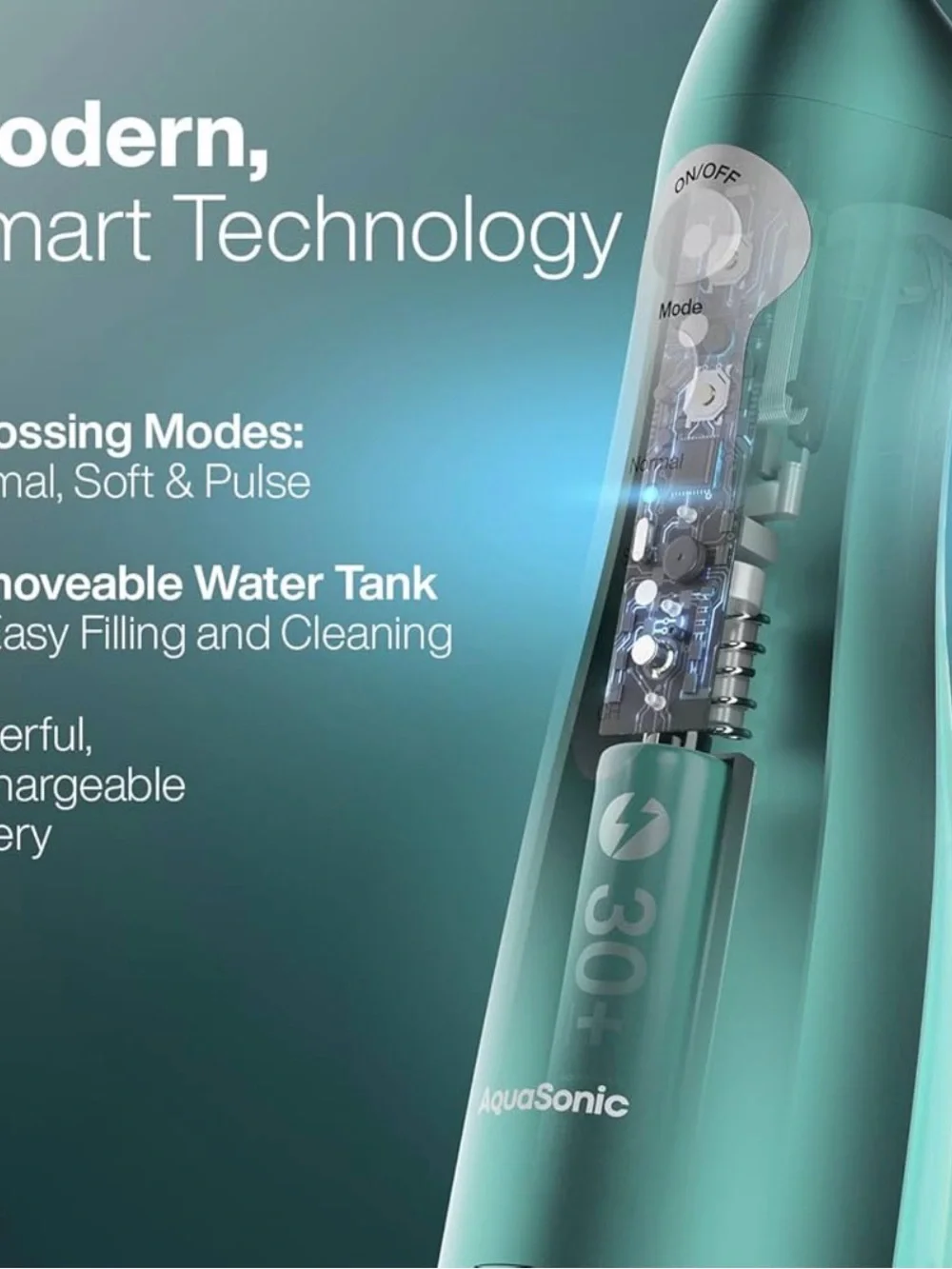 AquaSonic powerful water
